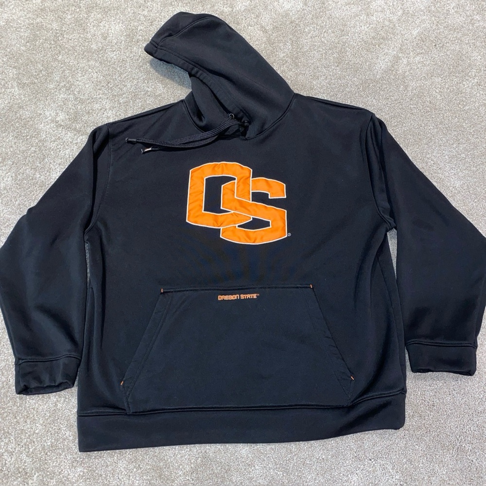 Oregon State Beavers‎ Hoodie Men's XL Black Orange